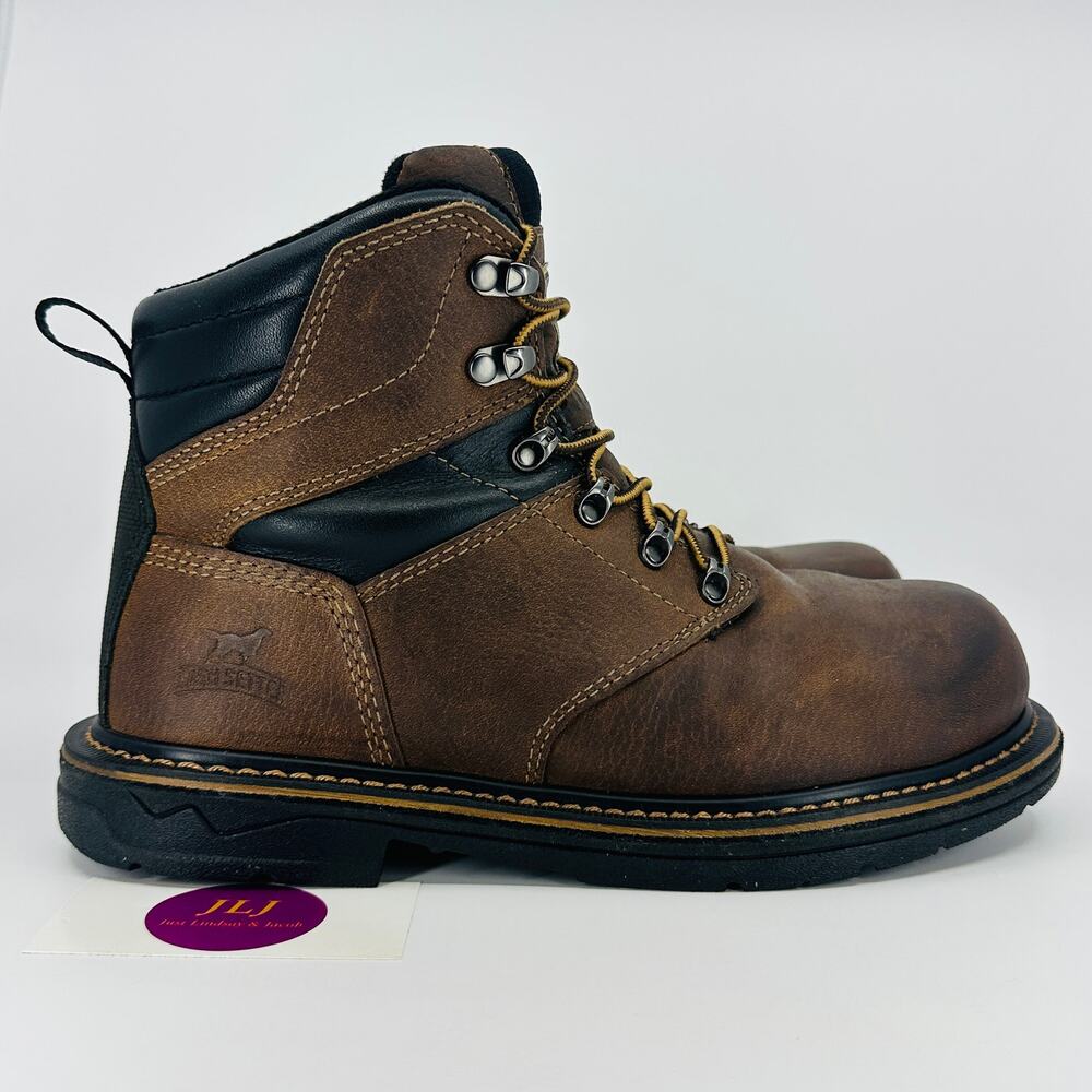 Irish Setter Men's Farmington KT 6-Inch Leather Soft Toe Boots 83623 Size 8.5 2E